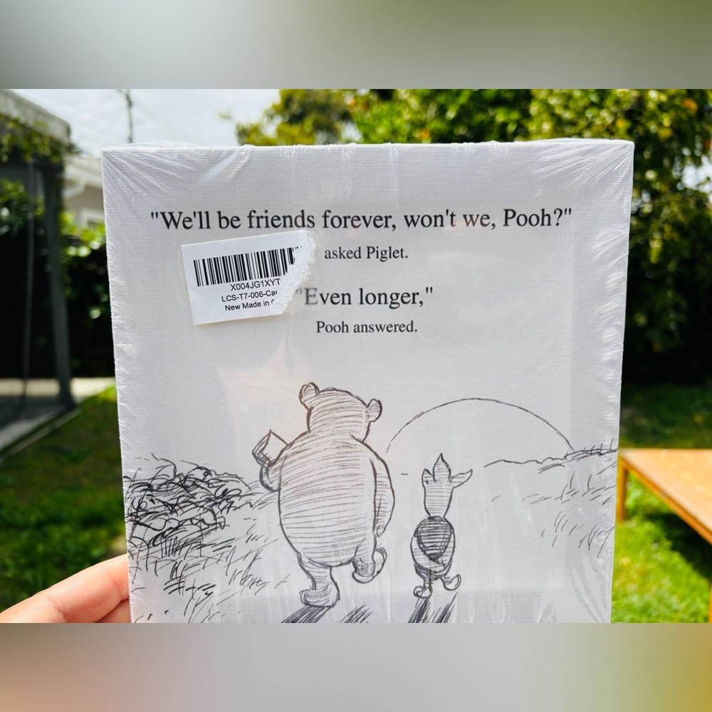 Classic Winnie the Pooh and Piglet Illustration